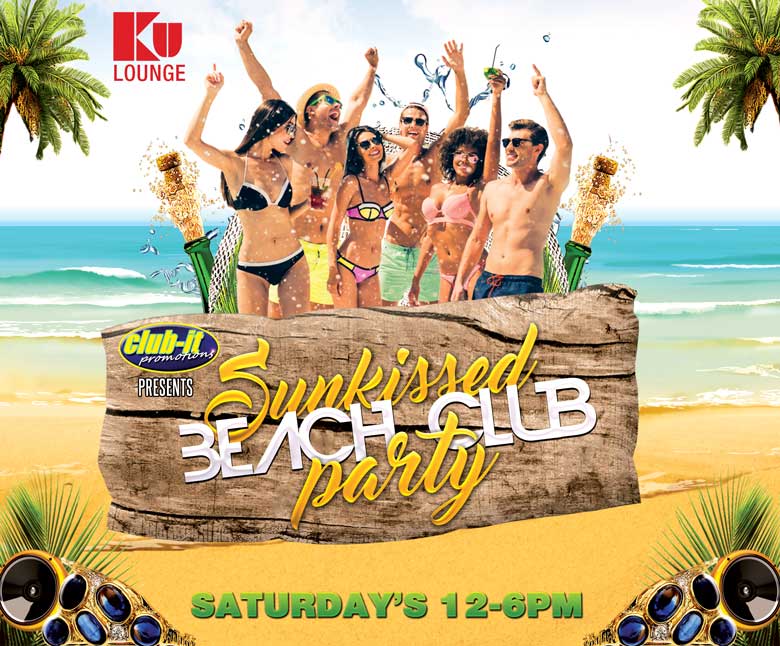 Sunkissed Benidorm beach party club event