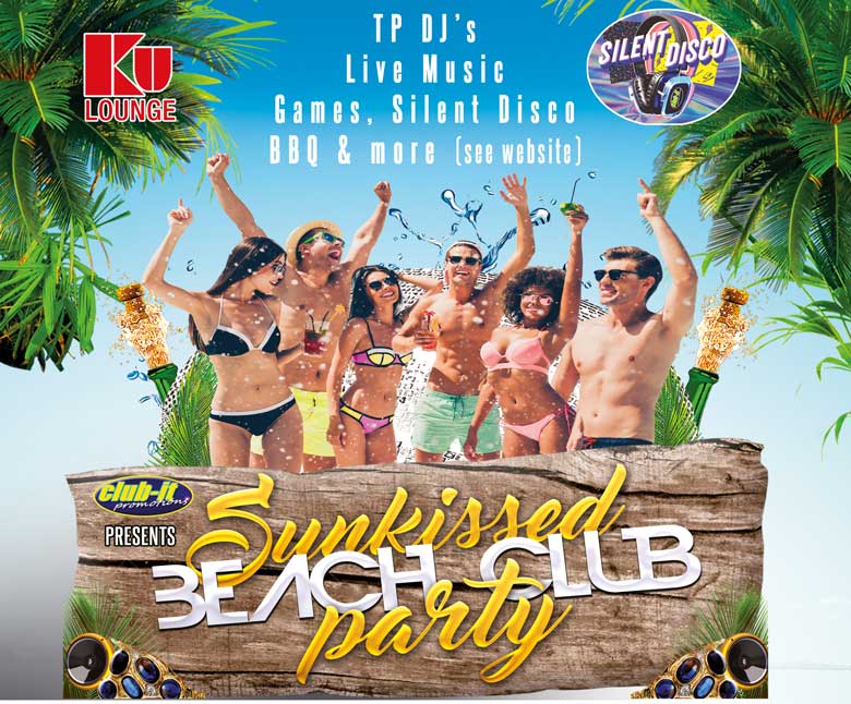 Sunkissed Benidorm beach party club event